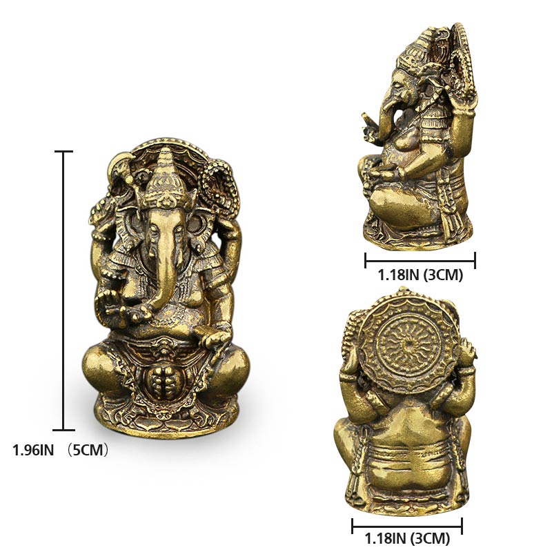 Ganesh Ganpati Elefantenstatue, Reichtum, Heimdekoration - image 5