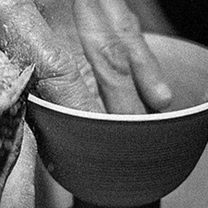 Buddha Stones Handbemalte Lotusblüten-Teetasse aus Keramik, Kung-Fu-Teetasse