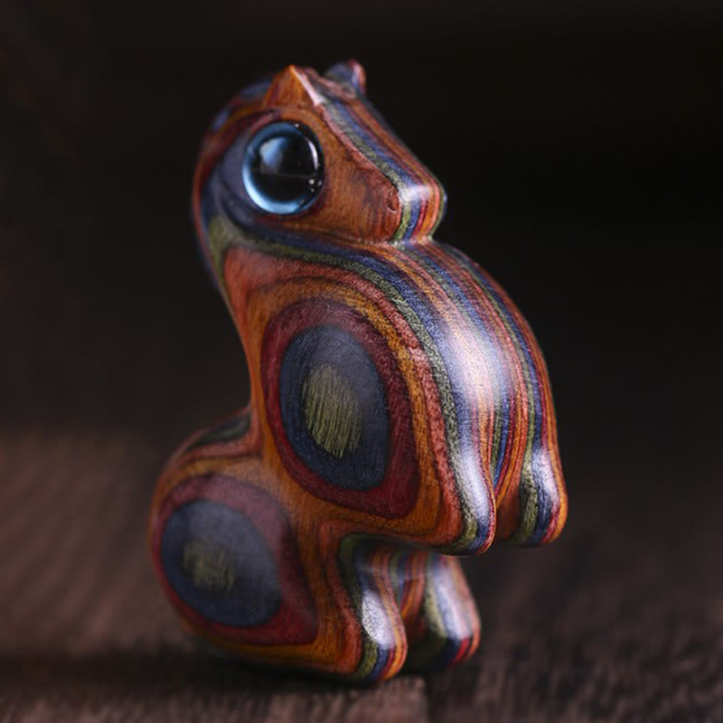 Buddha Stones, kleines Blatt, rotes Sandelholz, grünes Sandelholz, Glücks-Mini-Pferdeschutz-Dekoration