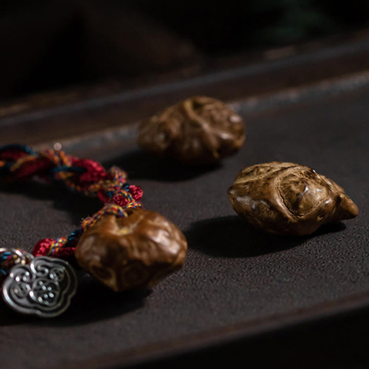 Buddha Stones, tibetischer handgefertigter bunter Faden, 925er-Sterlingsilber, Koi-Fische, Schutz, Stärke, Schnur-Armband - image 8