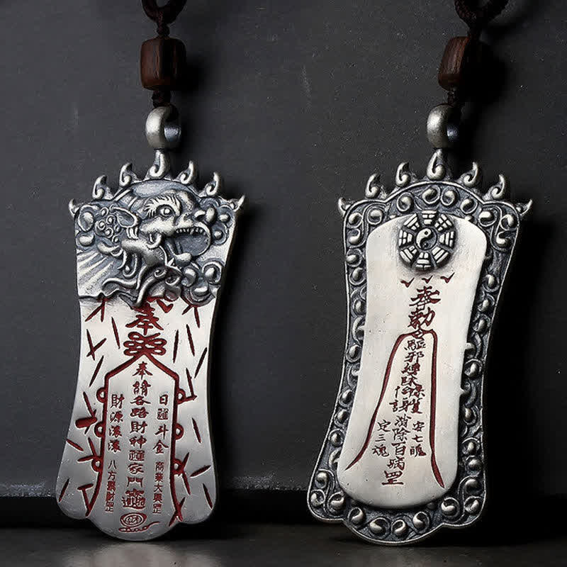 FengShui Bagua PiXiu Zinnober Balance Halskette Anhänger - image 2
