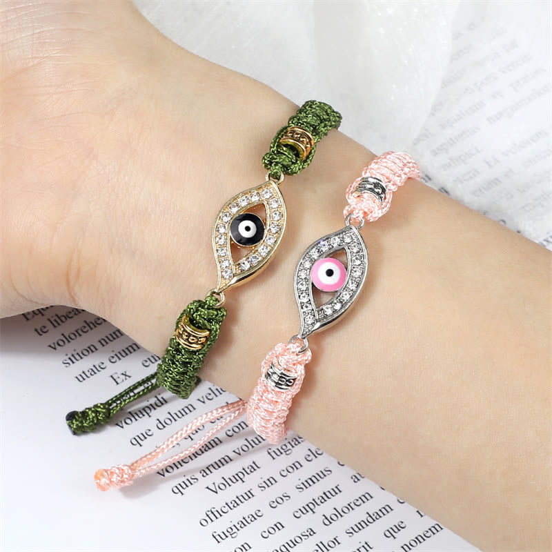 Buddha Stones Evil Eye Keep Away Evil Spirits Schnurarmband