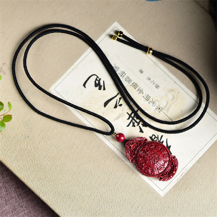 Buddha Stones, lachender Buddha, Yin-Yang, chinesischer Sternzeichen-Kürbis, natürlicher Zinnober-Segen-Halsketten-Anhänger - image 18