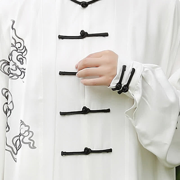 Auspicious Clouds Gradient Meditation Gebet Spirituelle Zen Tai Chi Qigong Praxis Damen Bekleidungsset - image 12