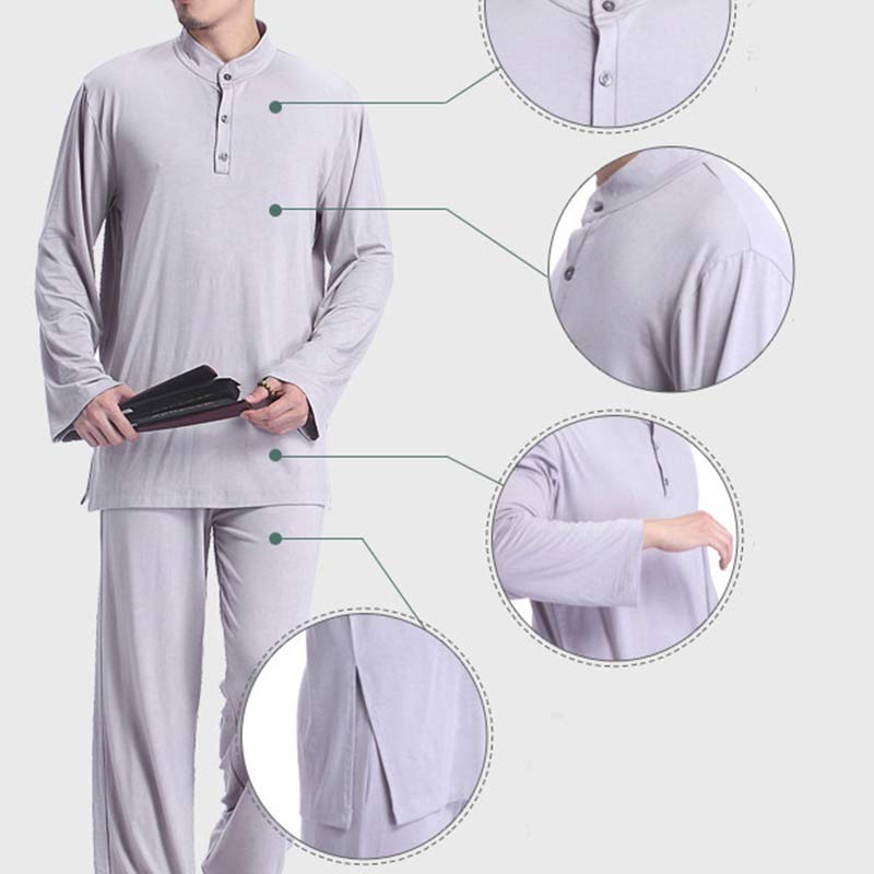 Buddha Stones, Meditation, Gebet, spirituell, Zen, Tai Chi, Praxis, Yoga, Kleidung, Herren-Set - image 9
