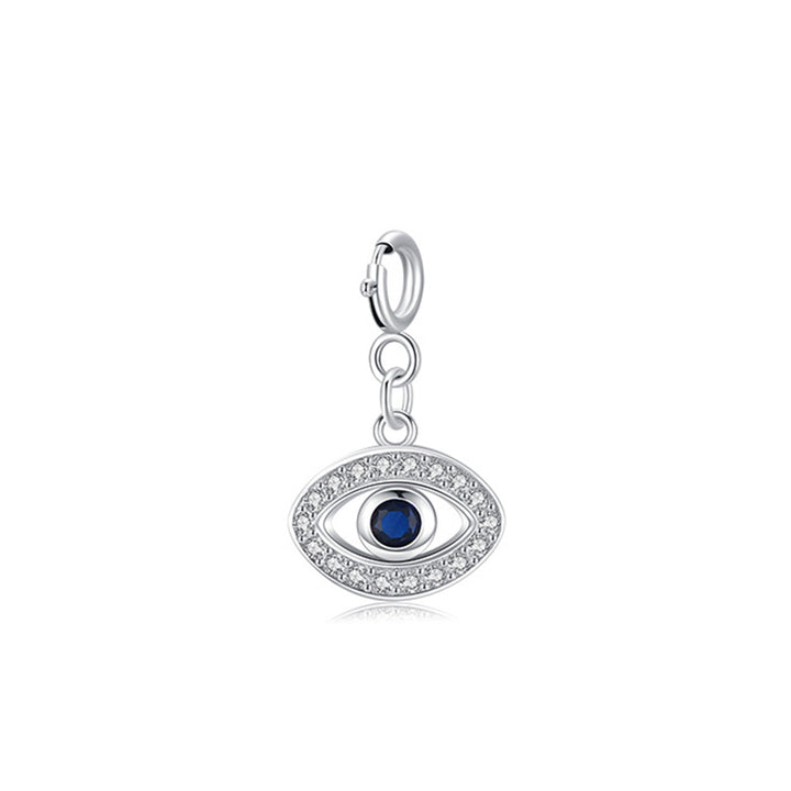 925 Sterling Silber Böser Blick Hamsa Symbol Wohlstand Glück Kette Halskette Anhänger