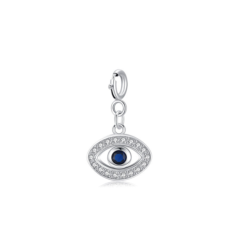 925 Sterling Silber Böser Blick Hamsa Symbol Wohlstand Glück Kette Halskette Anhänger - BÖSER AUGE (Nur Anhänger) - image 4