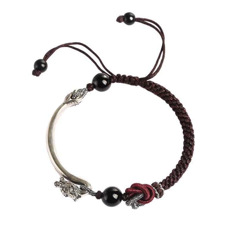 Handgefertigtes geflochtenes Armband aus 925er-Sterlingsilber mit Buddha Stonesn - image 10