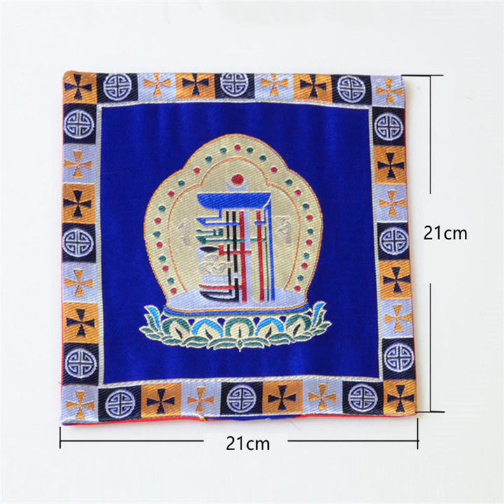Gebetsaltarmatte Man-Bcu Kalachakra Heilung Meditation Jacquard-Matte - image 16