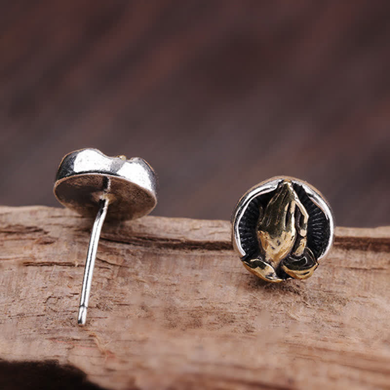 Namaste-Gleichheits-Ohrstecker aus 925er-Sterlingsilber - image 12