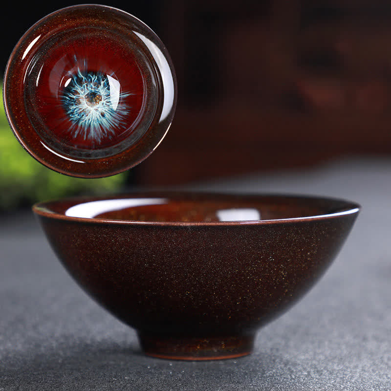 Buddha Stones Bunte Keramik-Teetasse Home Office Teetassen