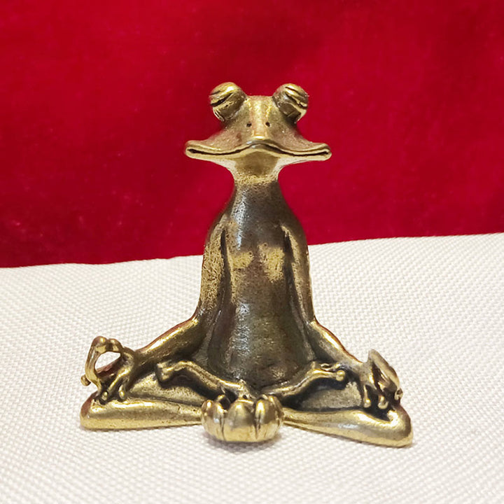 Buddha Stones Mini kleiner Frosch, Schildkröte, Koi-Fisch, Schnecke, Krabbe, Kupfer, Reichtum, Heimdekoration - image 10