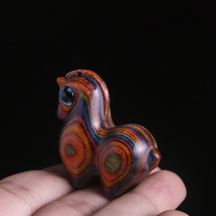 Buddha Stones, kleines Blatt, rotes Sandelholz, grünes Sandelholz, Glücks-Mini-Pferdeschutz-Dekoration - image 18