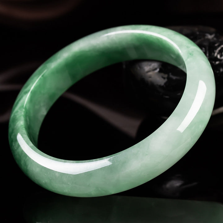 Armreif mit Buddha Stonesn, natürlichem Jade, Glückssegen - image 5