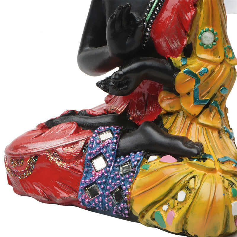 Thailändische Buddha-Serenity-Statue aus Kunstharz - image 13