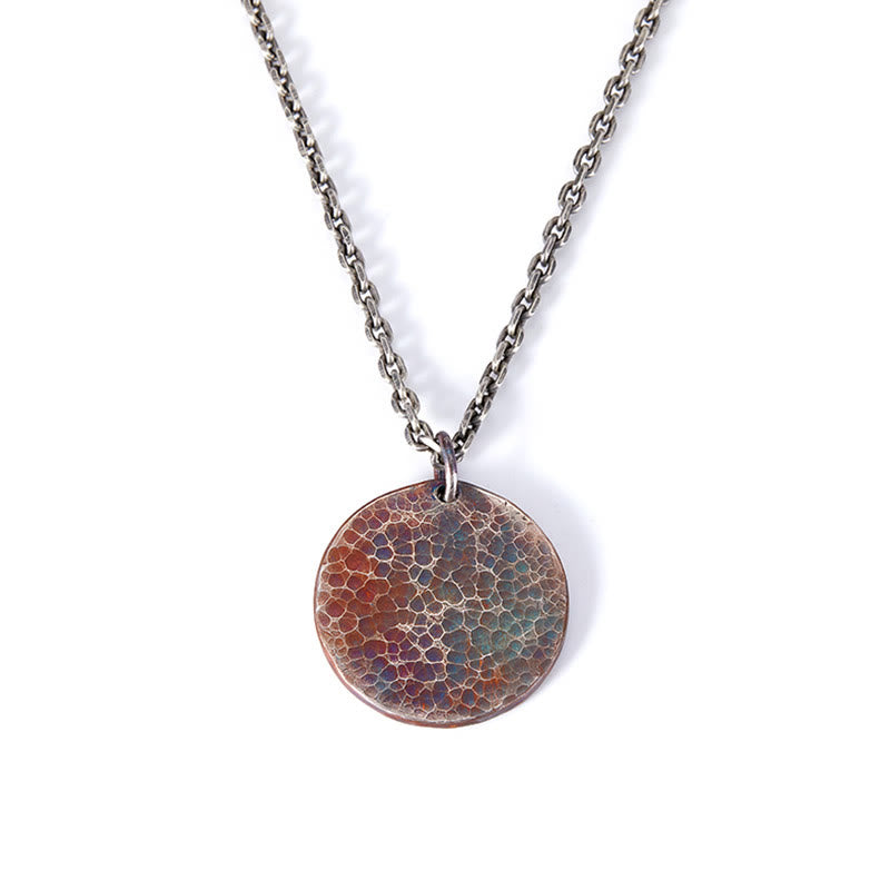 Buddha Stones 990 Sterling Silber Yin Yang Wasser- und Feuer-Balance-Halskettenanhänger - image 5