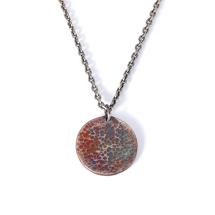 Buddha Stones 990 Sterling Silber Yin Yang Wasser- und Feuer-Balance-Halskettenanhänger - image 5