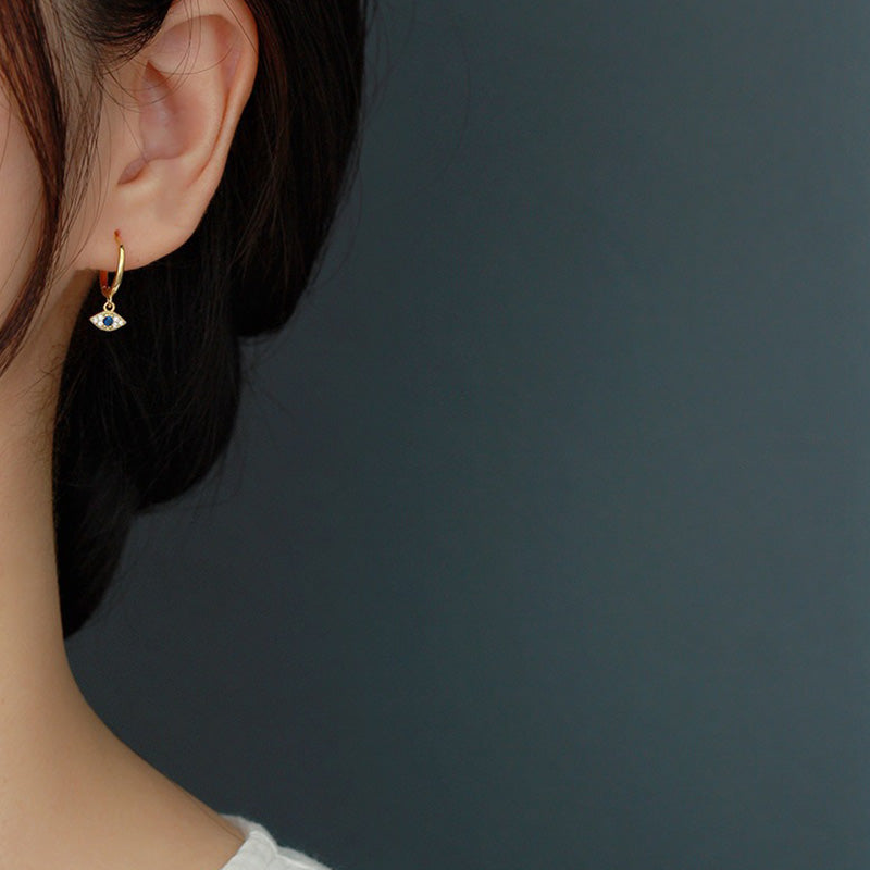 Buddha Stones 925 Sterling Silber Evil Eye Blessing Protection Ohrstecker - image 9