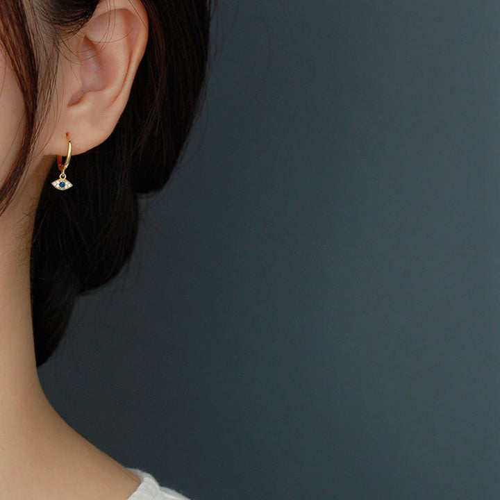 Buddha Stones 925 Sterling Silber Evil Eye Blessing Protection Ohrstecker - image 9