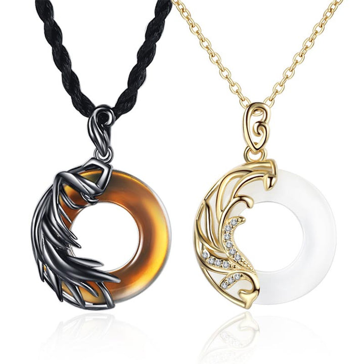 Buddha Stones Obsidian Chalcedon Meditation Runder Anhänger Halskette - image 0