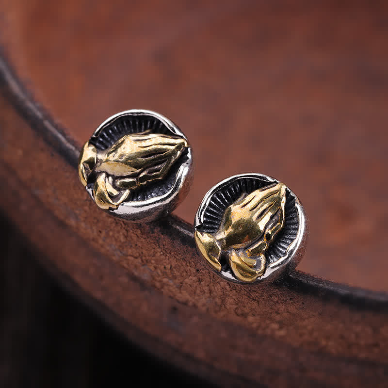 Namaste-Gleichheits-Ohrstecker aus 925er-Sterlingsilber - image 4