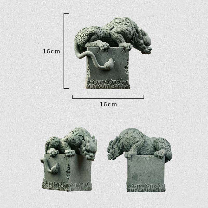 Buddha Stones, Feng Shui, stehend, sitzend, Drache, Erfolg, Glück, Heimdekoration - image 19