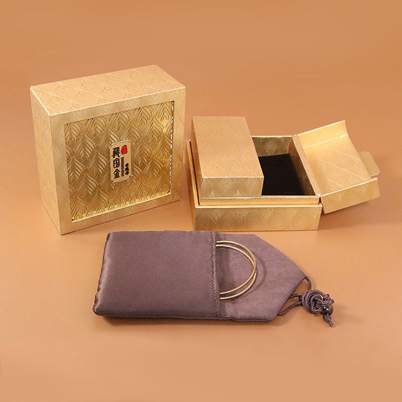 Retro-Schmuckaufbewahrungsbox mit Federmuster, Geschenkbox - image 4