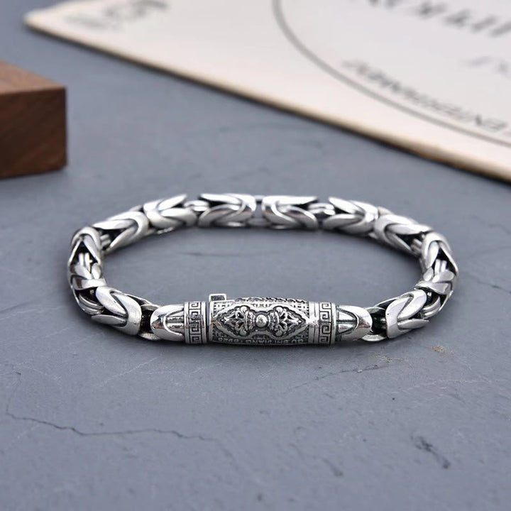 Buddha Stones Dorje Vajra Om Mani Padme Hum Peace Love Kupferkettenarmband - image 5