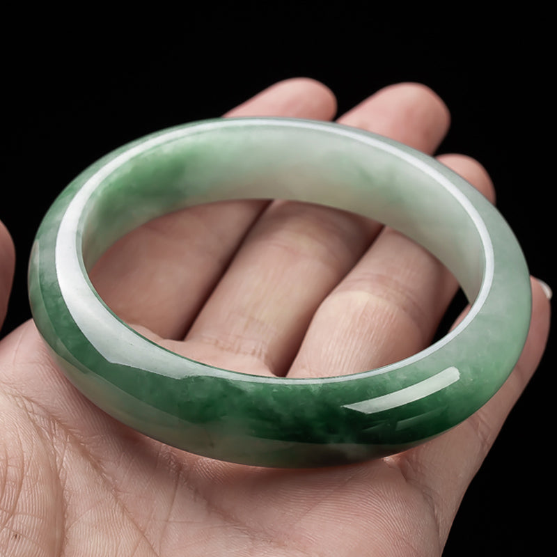 Armreif mit Buddha Stonesn, natürlichem Jade, Glückssegen - image 2