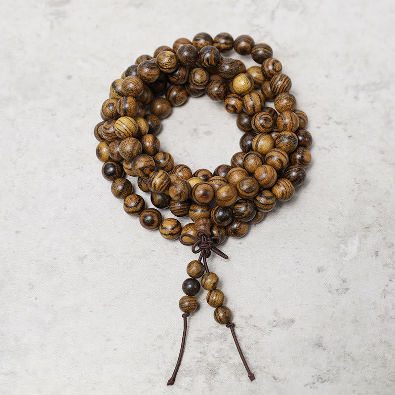 Buddha Stones 108 Mala Perlen Armband Gebet Meditation Sandelholz Elastisch