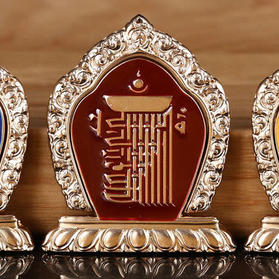 Tibetische Om Mani Padme Hum Peace Handy-Ring-Halterung, universelle Handy-Halterung, Dekorationen - Rote Versammlung – Zehn mächtige Elemente - image 19