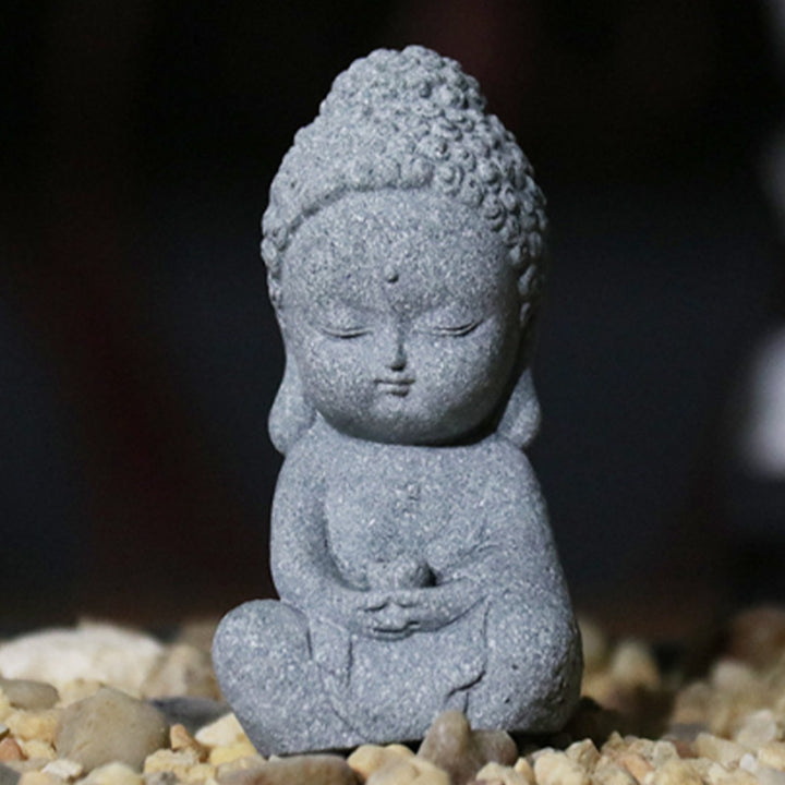 Buddha Stones, Meditation, Buddha-Statue, Mitgefühl, Heimdekoration - 4 x 2,5 x 7 cm - image 0