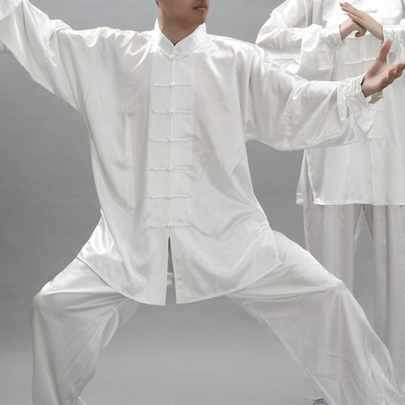 Buddha Stones, einfaches Muster, Meditation, Gebet, spirituell, Zen, Tai Chi, Qigong, Praxis, Unisex-Kleidungsset - Weiß - 3XL– Passend für US/ UK/AU/ EU-Größe 2XL - image 10