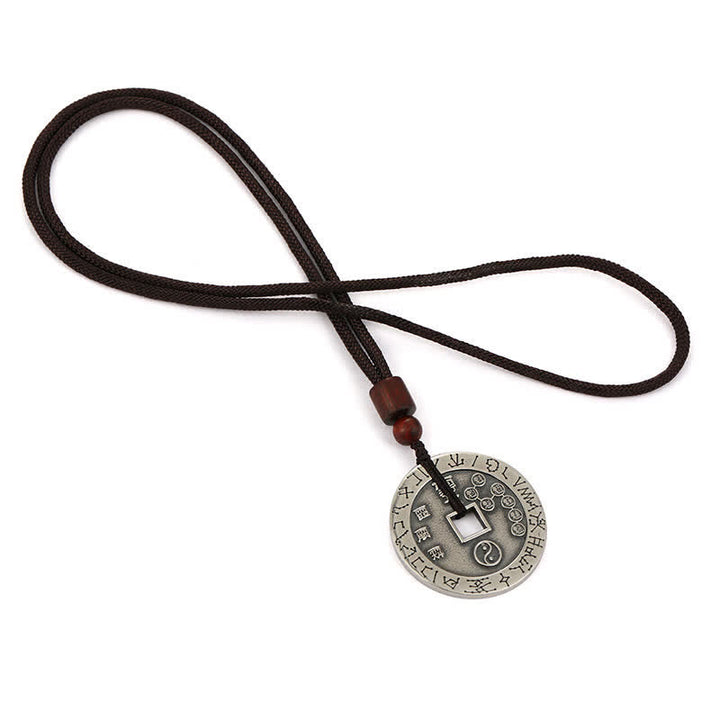 Buddha Stones, Bagua-Yin-Yang-Kupfermünze, Stern-Balance-Energie-Halskettenanhänger - image 12