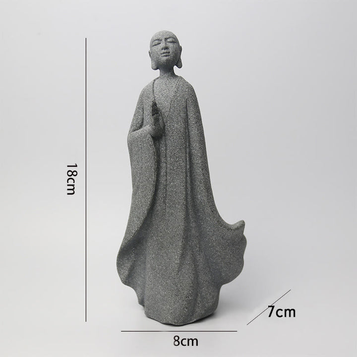 Buddha Stones, Meditation, Buddha-Mönch, Gelassenheit, Heimdekoration - image 3