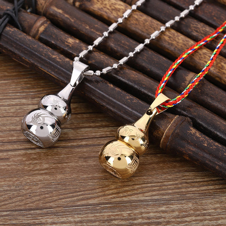 Buddha Stones, tibetisches Yin-Yang-Symbol, Kürbisharmonie, Titanstahl-Halskettenanhänger - image 9