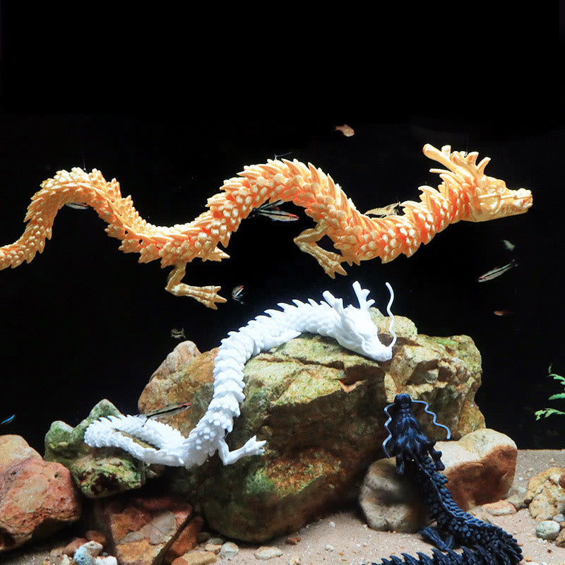 Feng Shui Drache, leuchtender 3D-gedruckter Drache, Glück, Erfolg, Heimdekoration - image 1