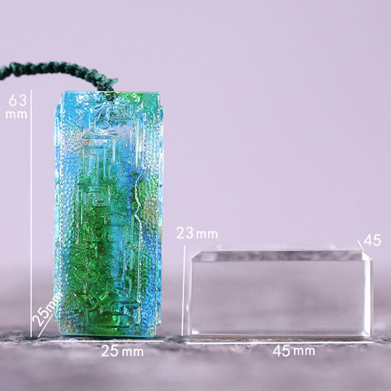 Feng Shui handgefertigtes Liuli-Kristall-Kunststück, Heim- und Bürodekoration - image 10