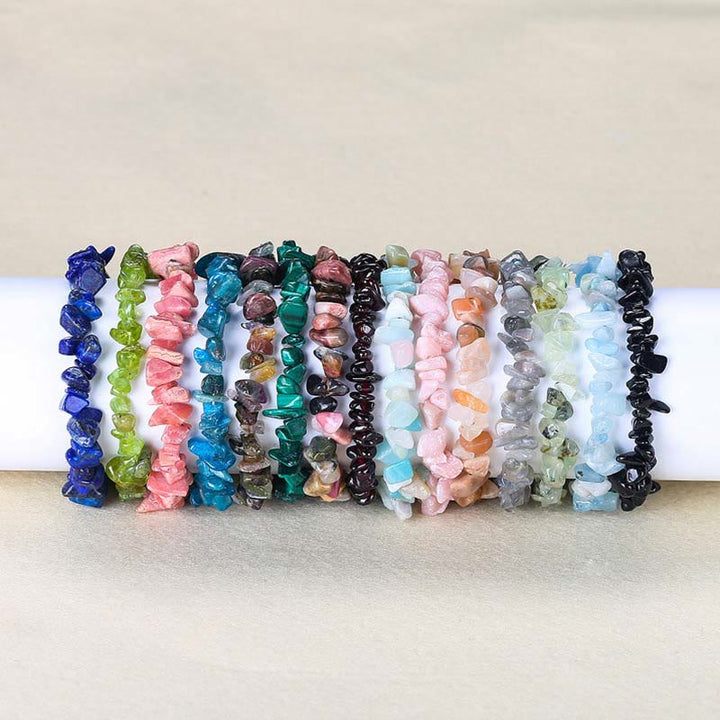 Armband aus natürlich geformtem, unregelmäßig geformtem Kristallstein – wohltuende Wärme - image 29