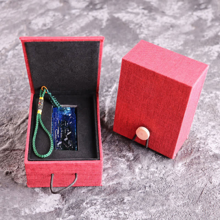 Feng Shui handgefertigtes Liuli-Kristall-Kunststück, Heim- und Bürodekoration - image 17