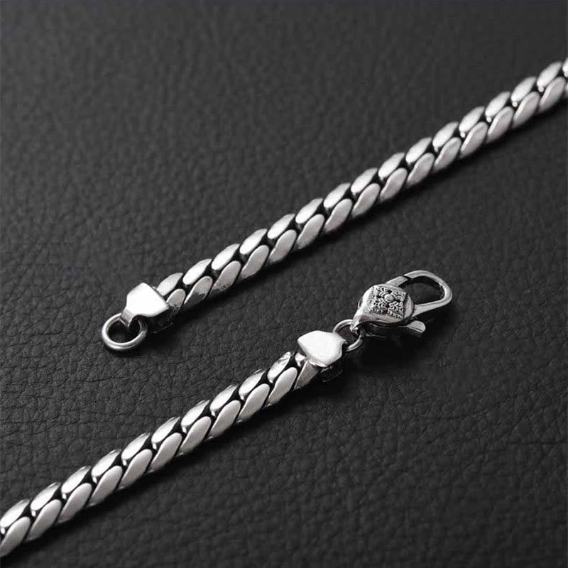 Buddha Stones Double Dorje Vajra Stärke Punk Kupfer Kette Armband Halskette - image 16