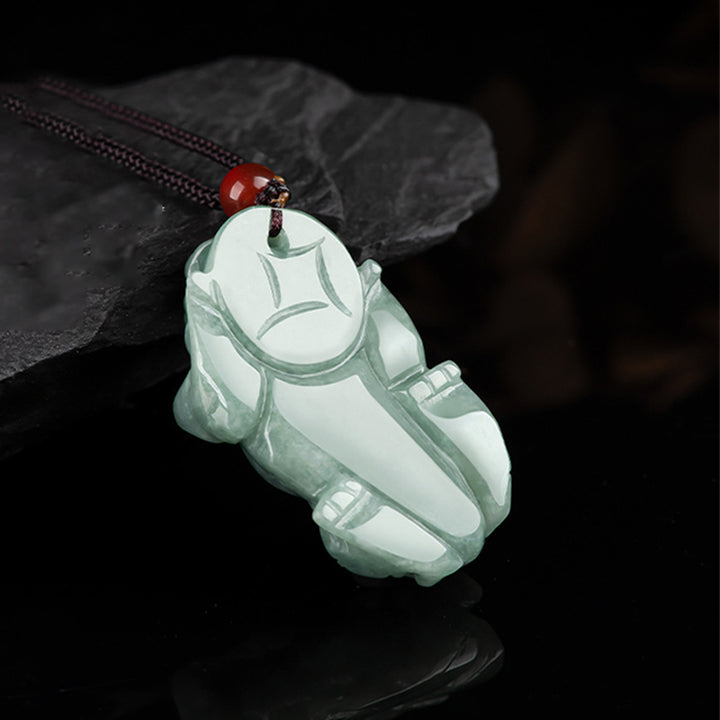 Buddha Stones Jade PiXiu Reichtum Glück String Halskette Anhänger - image 9