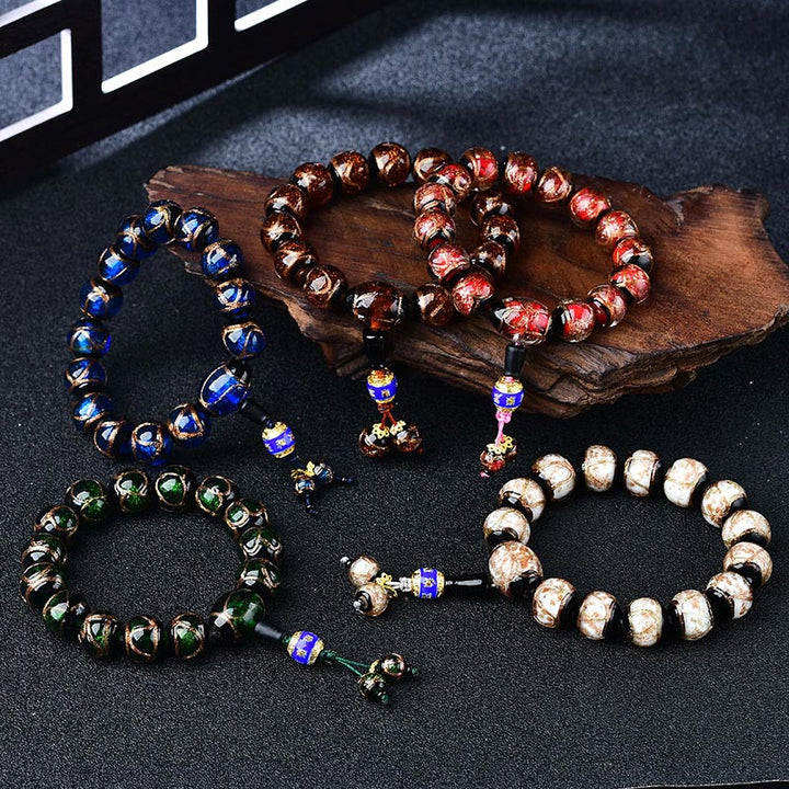 Tibetisches Drachenader-Achat-Heilarmband - image 3