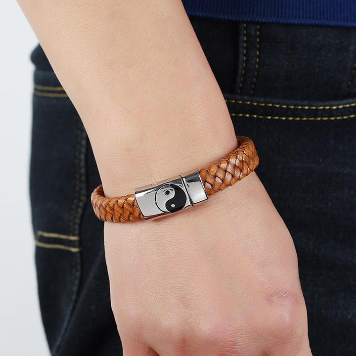Buddha Stones FengShui Yin Yang Balance Armband - image 9