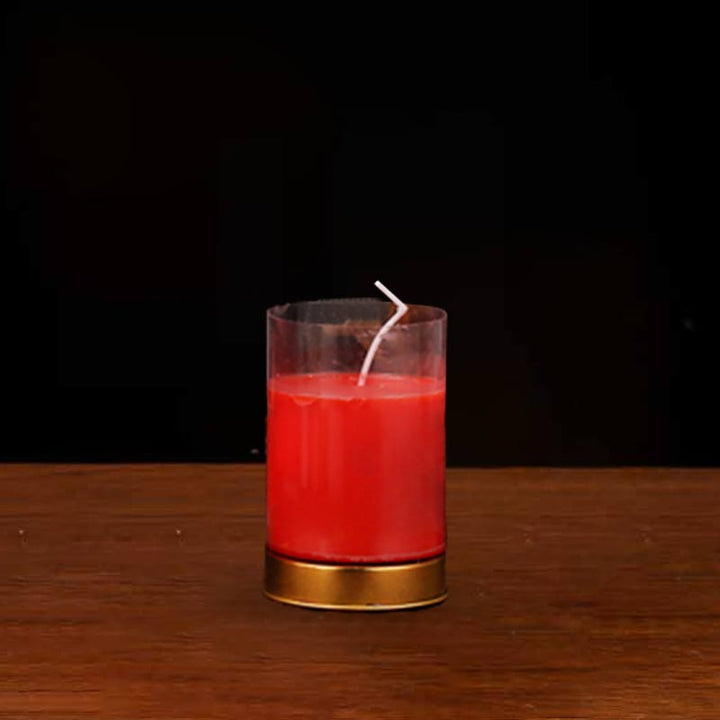 Meditationsgebet, Altarkerze, buddhistische Tempelrituale, Gebrauchsgegenstände - Rot - Klein (1 Tag) - image 8