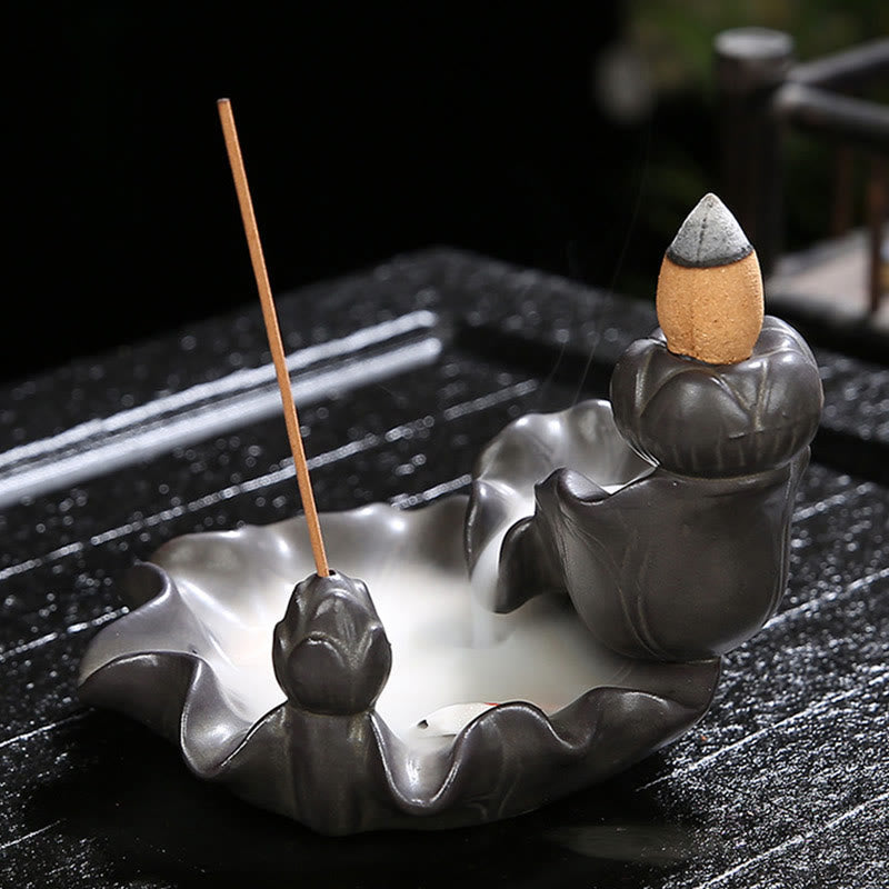 Buddha Stones Koi Fish Lucky Räuchergefäß Dekoration - image 6