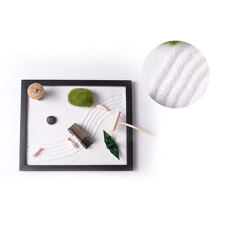Koi-Fisch, kleine Brücke, Graslandschaft, Frieden, Meditation, Zen-Gartendekoration - image 8