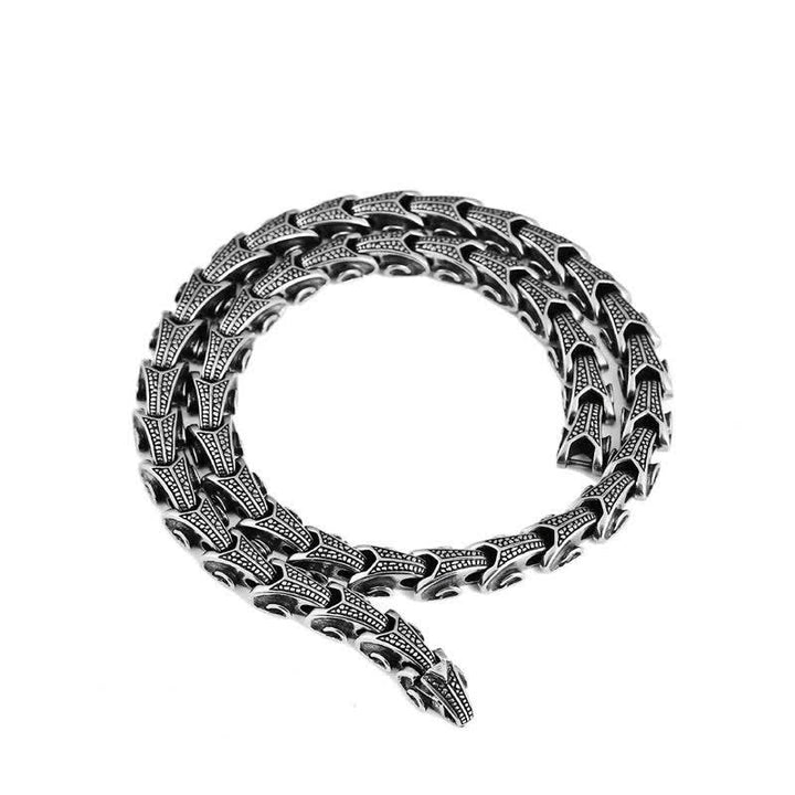 Buddha Stones Drachenmuster Titan Stahl Schutz Halskette Anhänger Armband - image 22