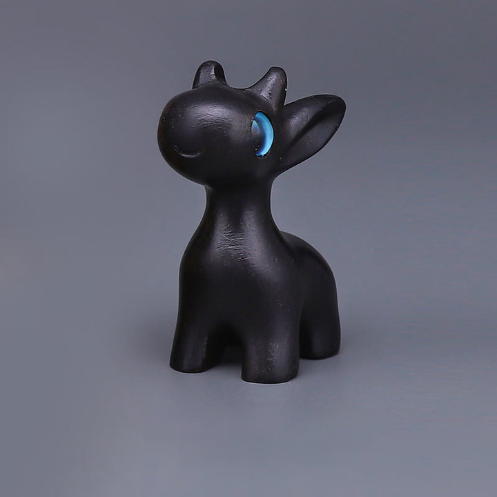 Buddha Stones Thuja Sutchuenensis Grünes Sandelholz Buchsbaum Mini Niedliches Tier Kaninchen Katze Hirsch Wal Wohlstand Telefon Hängende Dekorationen - Hirschdekoration aus rotem Sandelholz - image 9