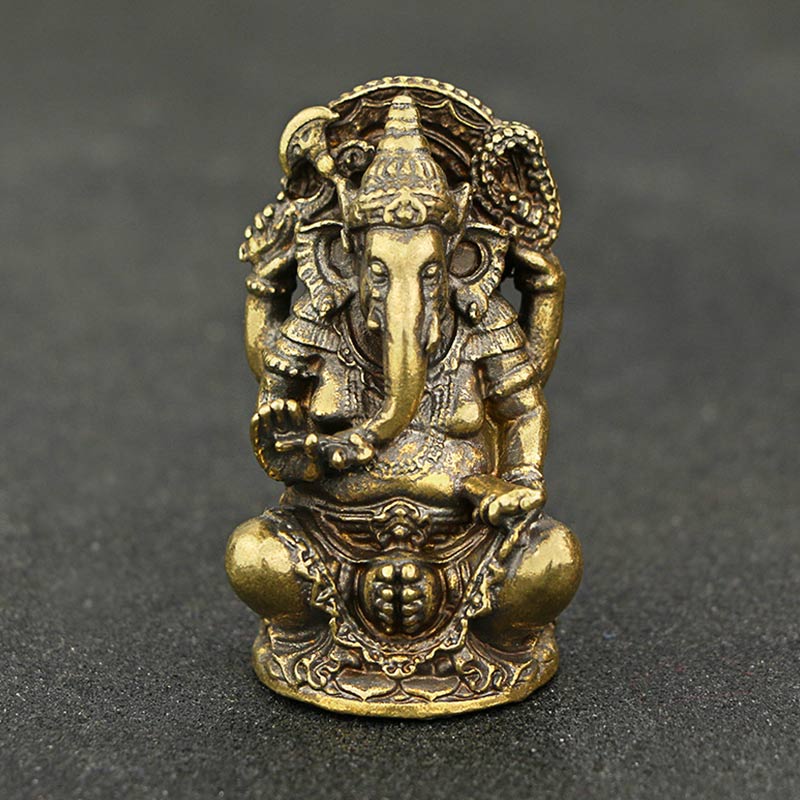 Ganesh Ganpati Elefantenstatue, Reichtum, Heimdekoration - image 1